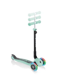 Globber Go Up Foldable Lights Scooter - Mint