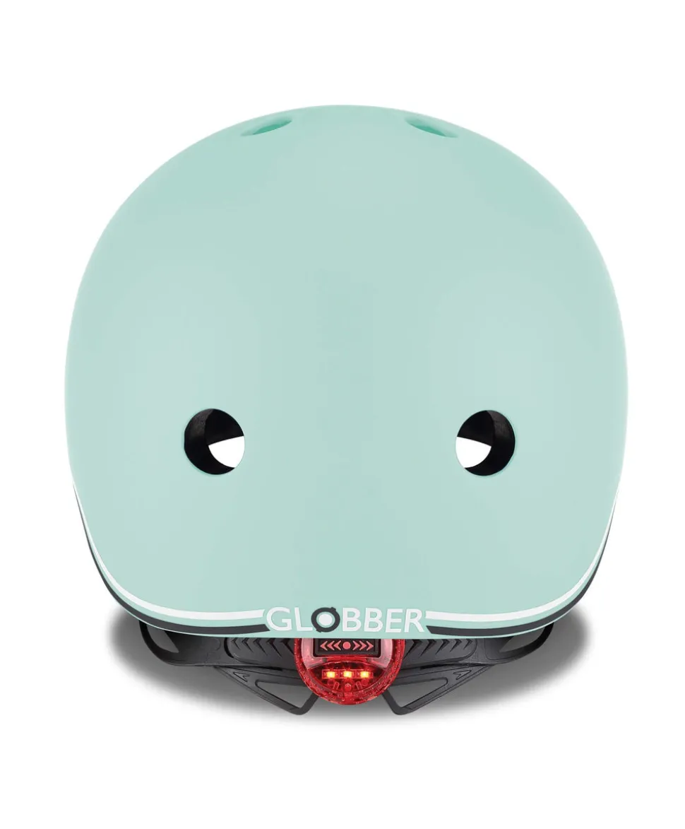 Globber GO-UP Lights Helmet - Mint Green