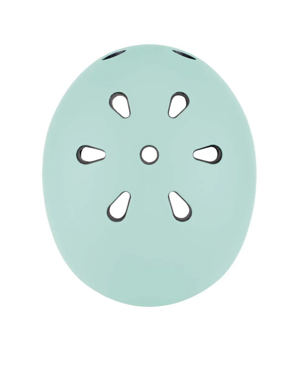 Globber GO-UP Lights Helmet - Mint Green