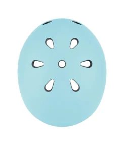 Globber GO-UP Lights Helmet - Pastel Blue
