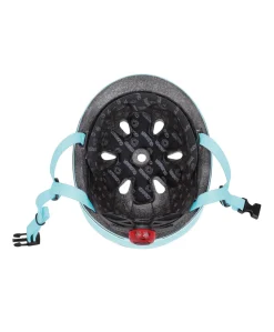 Globber GO-UP Lights Helmet - Pastel Blue