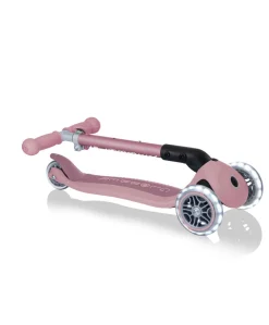 Globber Junior Foldable Lights Eco - Berry
