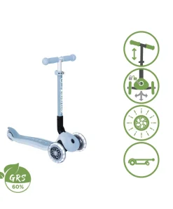 Globber Junior Foldable Lights Eco - Blueberry