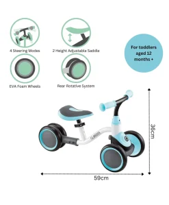 Globber Learning Bike - Pastel Blue
