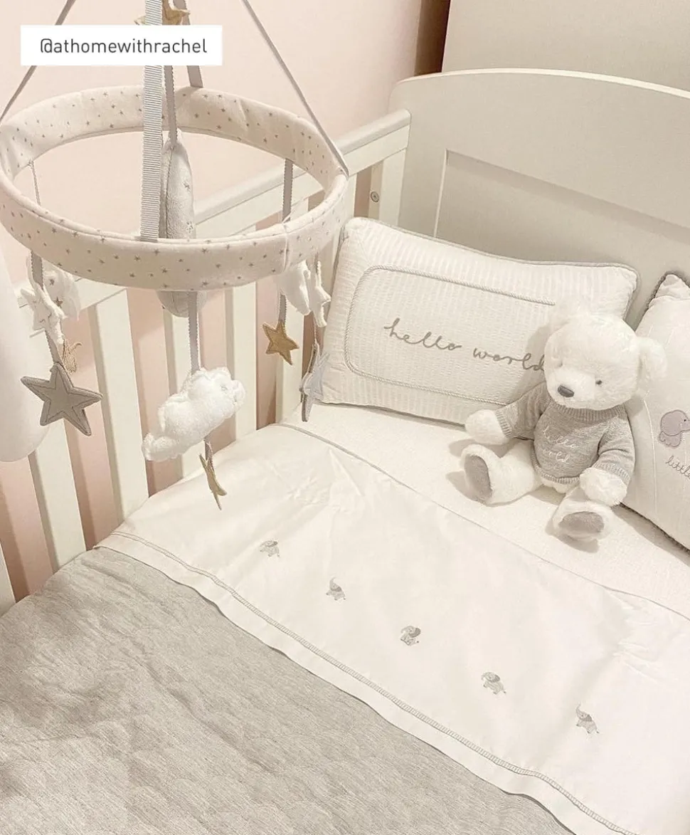 Grey Quilt (2.5 Tog) - Welcome to the World Elephant