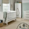 Hampden 3 Piece Cotbed Range with Dresser Changer & Wardrobe - White