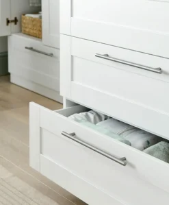 Hampden 3 Piece Cotbed Range with Dresser Changer & Wardrobe - White