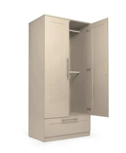 Hampden 3 Piece Cotbed Range with Dresser Changer & Wardrobe - Cashmere