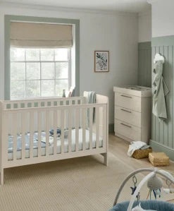 Hampden 2 Piece Cotbed Set with Dresser Changer - Cashmere