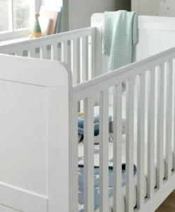 Hampden 2 Piece Cotbed Set with Dresser Changer - White