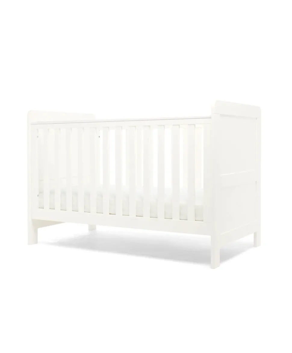 Hampden 2 Piece Cotbed Set with Dresser Changer - White