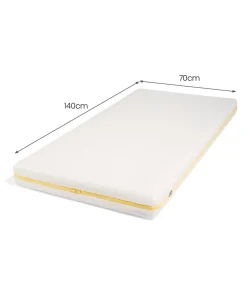 Hampden Cotbed & Essential Airflow Pocket Spring Cotbed Mattress Bundle - Cashmere