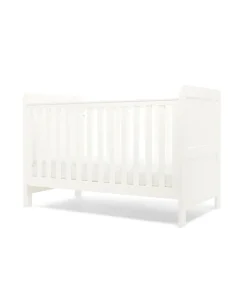 Hampden Cotbed & Essential Airflow Pocket Spring Mattress Bundle - White