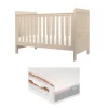 Hampden Cotbed & Luxury Hybrid Twin Cotbed Mattress Bundle - Cashmere