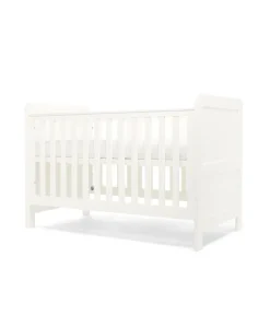 Hampden Cotbed & Premium Pocket Spring Cotbed Mattress Bundle - White