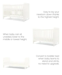 Hampden Cotbed - White