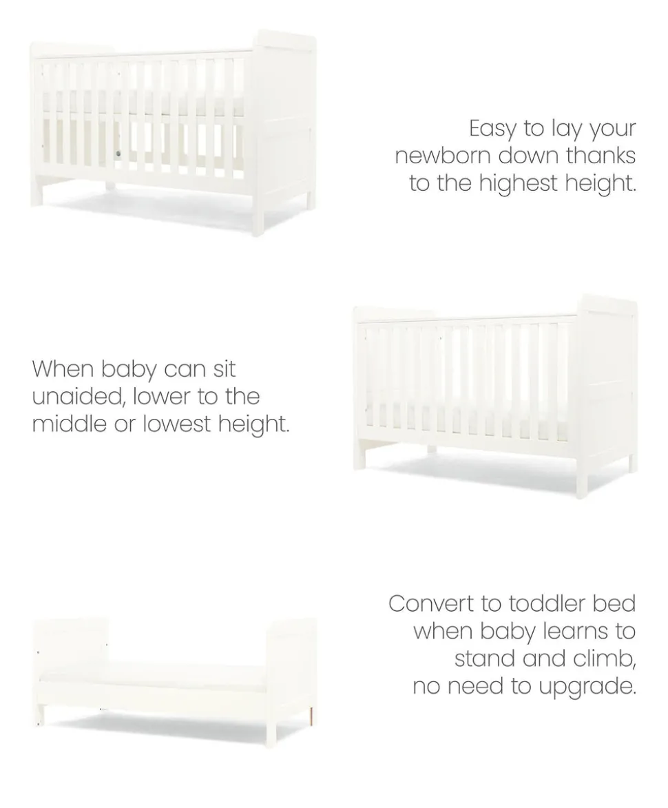 Hampden Cotbed - White