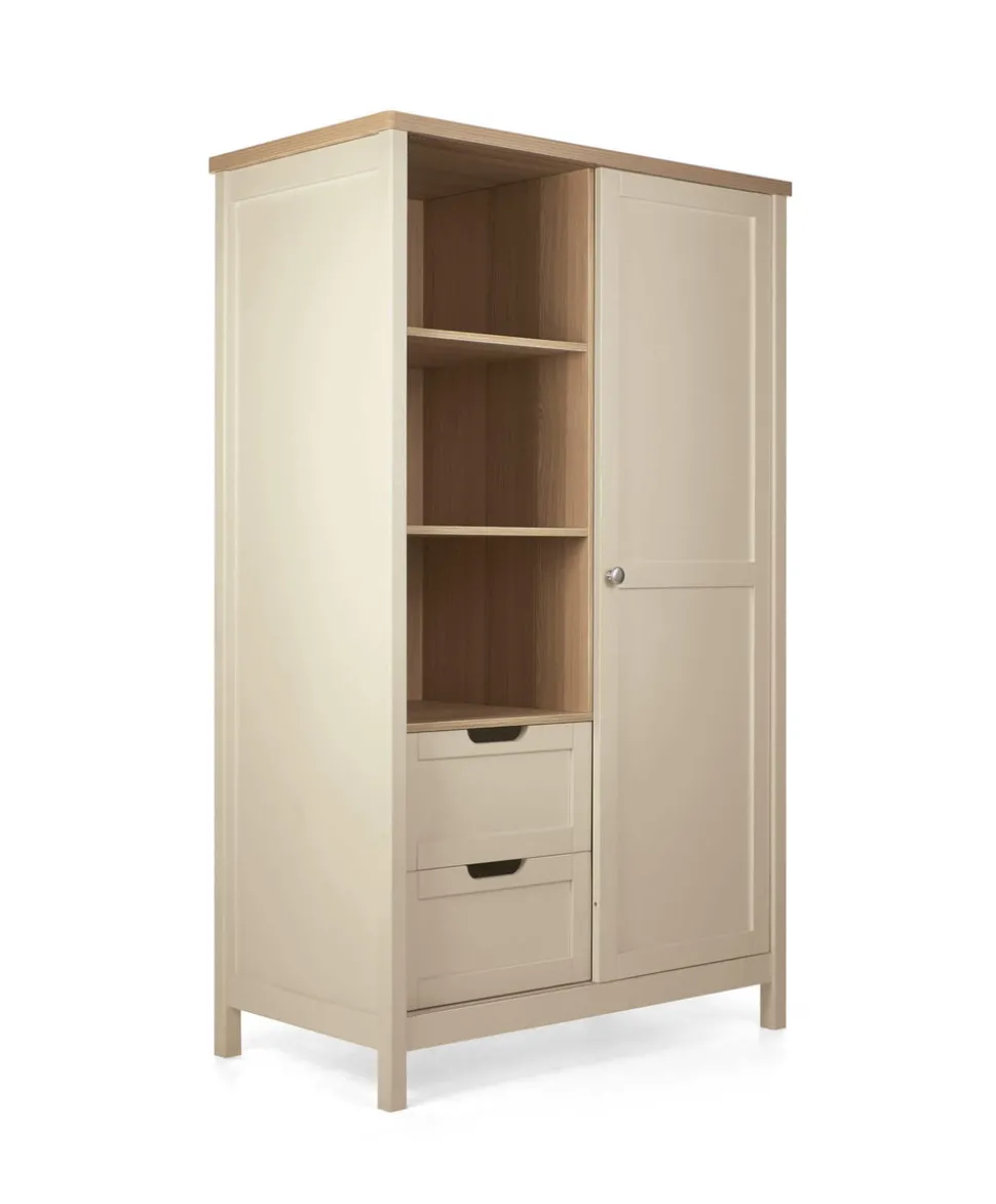 Harwell 3 Piece Cotbed Range with Dresser Changer & Wardrobe - Cashmere
