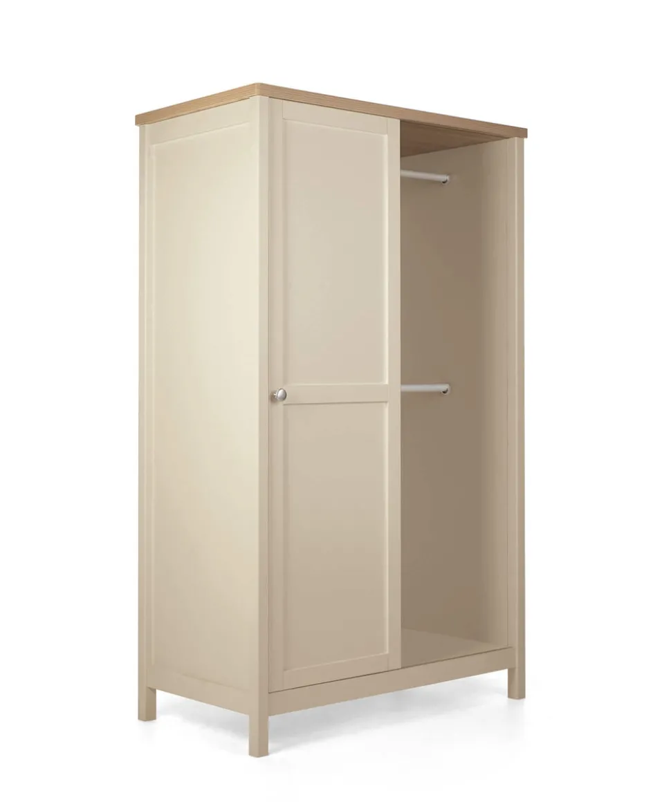 Harwell 3 Piece Cotbed Range with Dresser Changer & Wardrobe - Cashmere