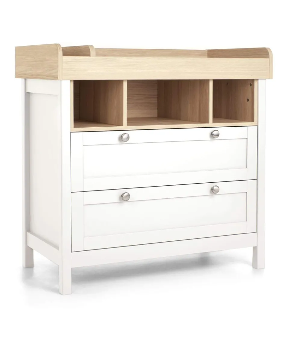 Harwell 3 Piece Cotbed Range with Dresser Changer & Wardrobe - White