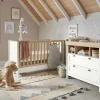 Harwell 2 Piece Cotbed Set with Dresser Changer - White