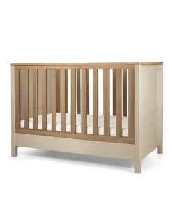Harwell Convertible Cot Bundle with Premium Pocket Spring Cot Mattress - Cashmere