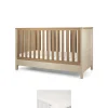 Harwell Cotbed & Premium Pocket Spring Mattress Bundle - Cashmere