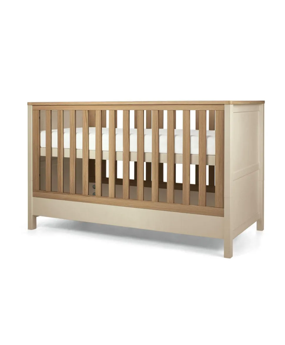 Harwell Nursery Bundle with Lua Bedside Crib (6 Piece) – Cashmere