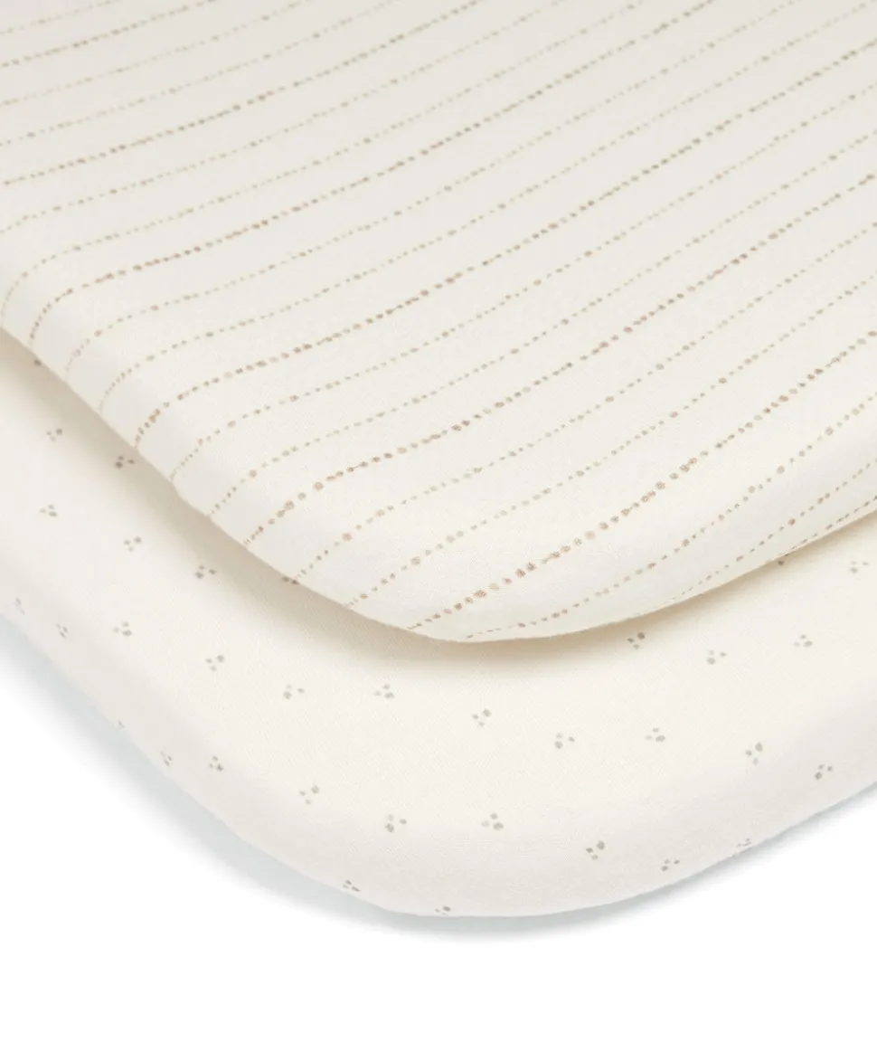 Harwell Nursery Bundle with Lua Bedside Crib (6 Piece) – White