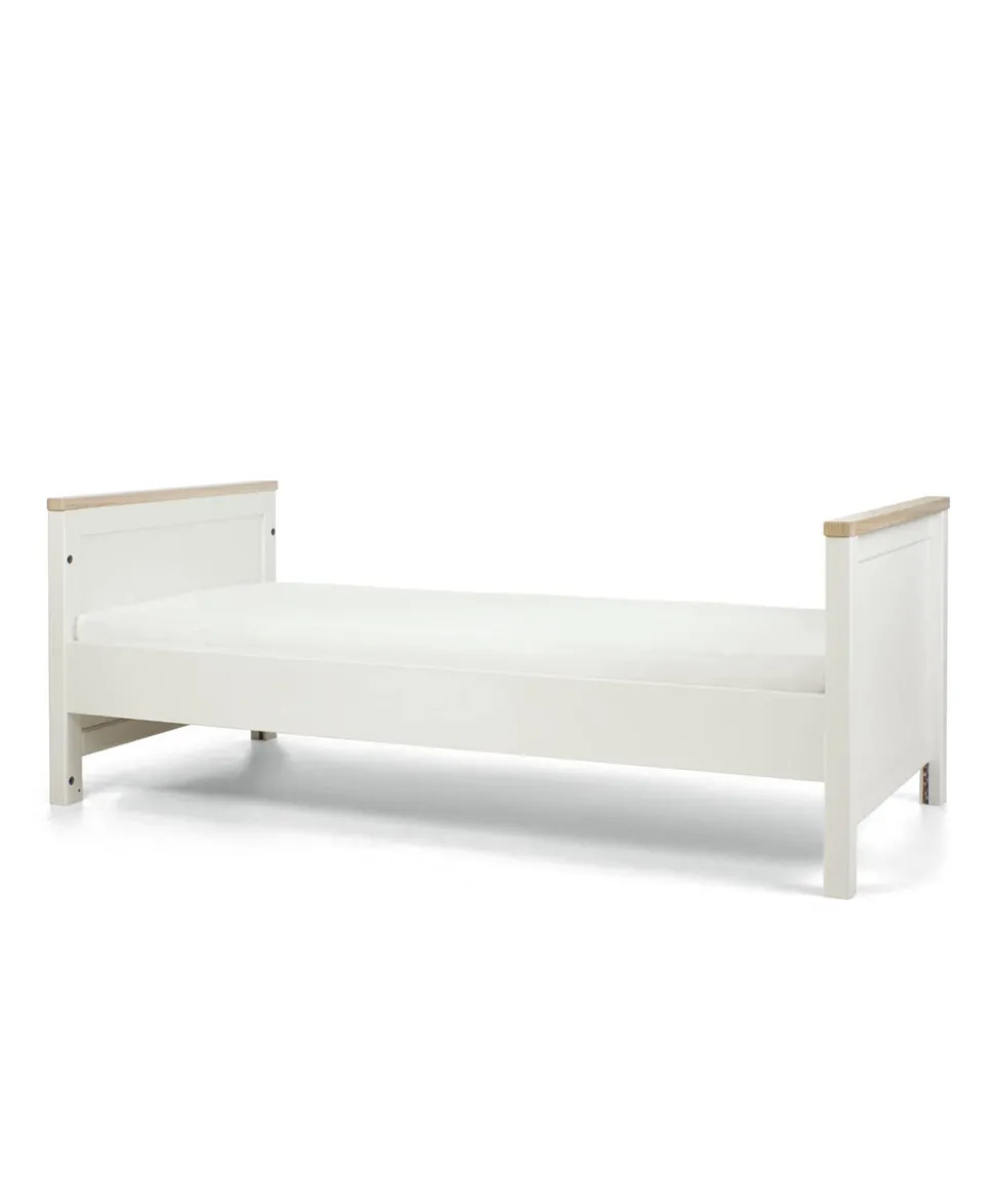 Harwell Nursery Bundle with Lua Bedside Crib (6 Piece) – White
