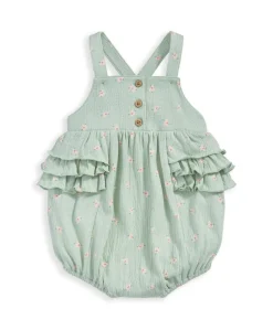 Hibiscus Shortsleeve Bodysuit & Romper Outfit Set