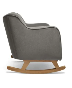 Hilston Cuddle Chair & Footstool Set - Grey Woven
