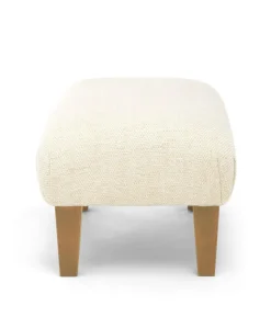 Hilston Cuddle Chair & Footstool Set - Sandstone Textured Weave