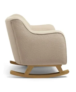 Hilston Cuddle Chair & Footstool Set - Oatmeal Boucle