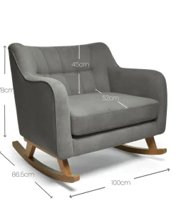 Hilston Cuddle Chair - Grey Woven