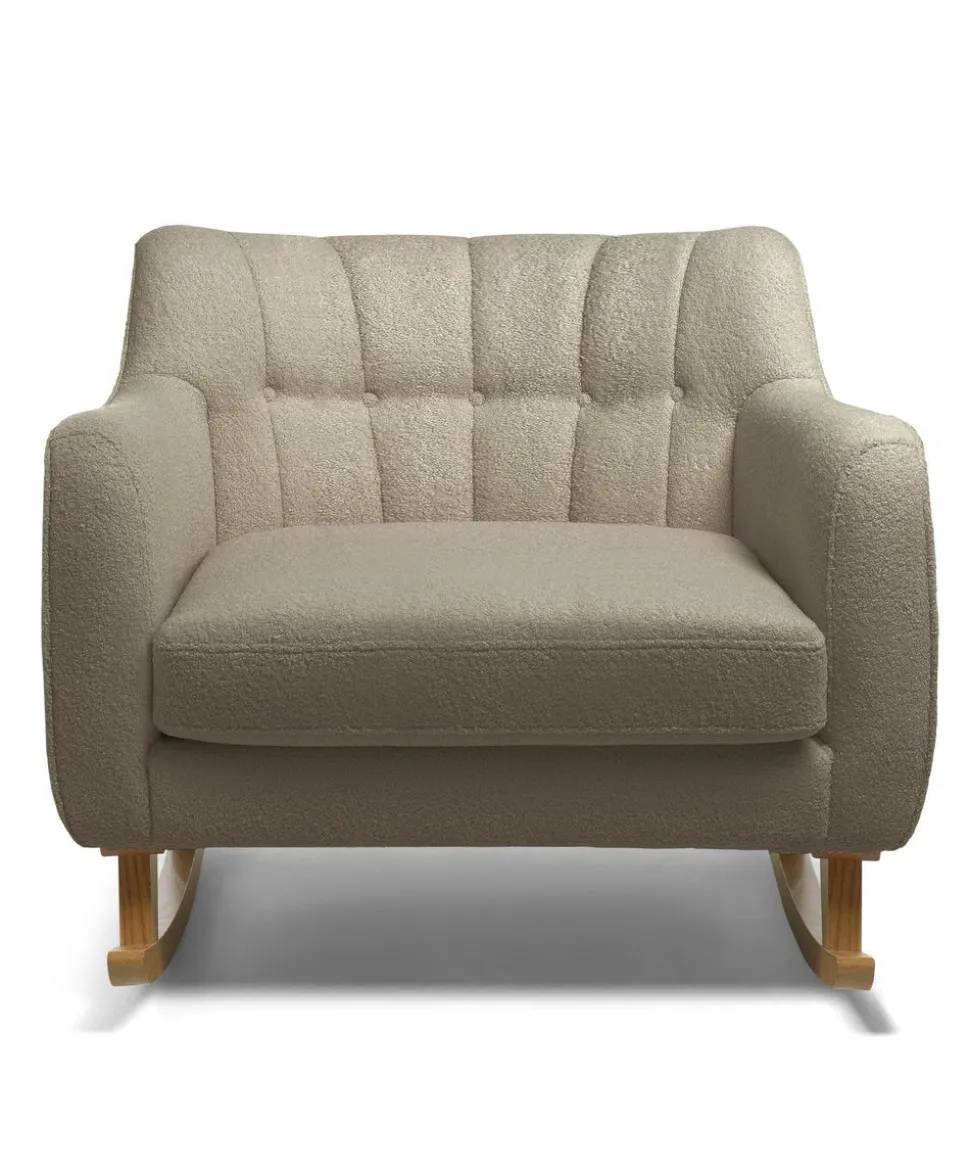 Hilston Cuddle Chair - Mink Boucle