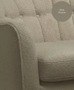 Hilston Cuddle Chair - Mink Boucle