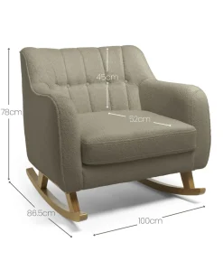 Hilston Cuddle Chair - Mink Boucle