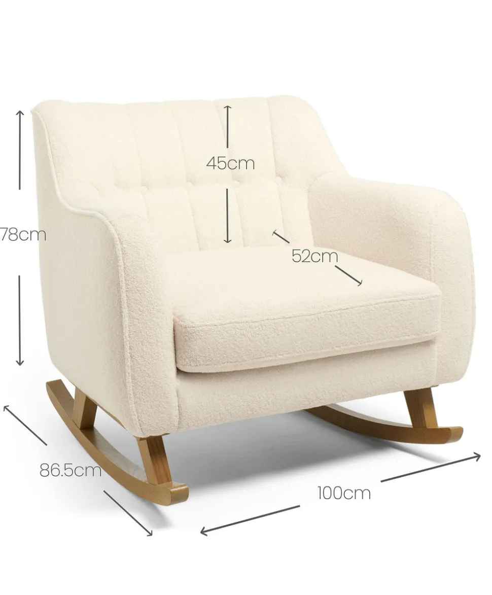 Hilston Cuddle Chair - Off White Boucle
