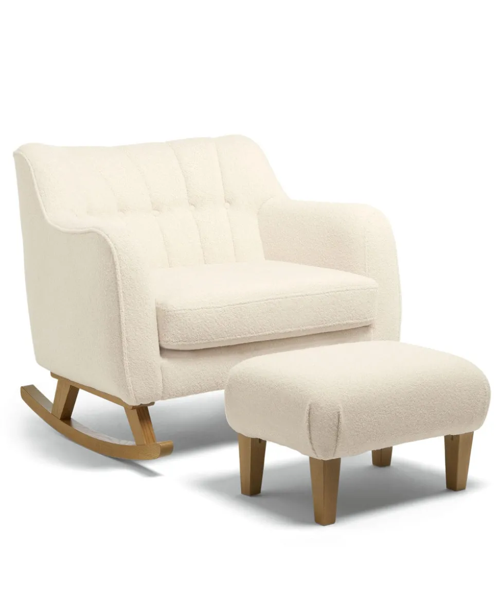 Hilston Cuddle Chair - Off White Boucle