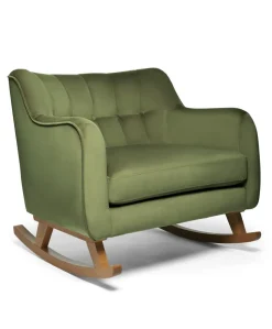 Hilston Cuddle Chair - Olive Velvet