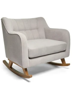 Hilston Cuddle Chair - Silver Woven