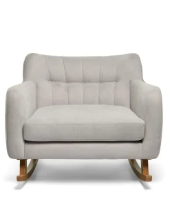 Hilston Cuddle Chair - Silver Woven