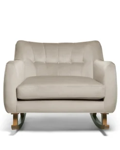 Hilston Cuddle Chair - Stone Velvet