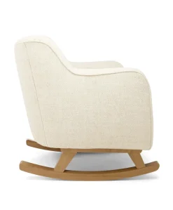 Hilston Nursing Chair & Footsool Set - Sandstone Textured Weave