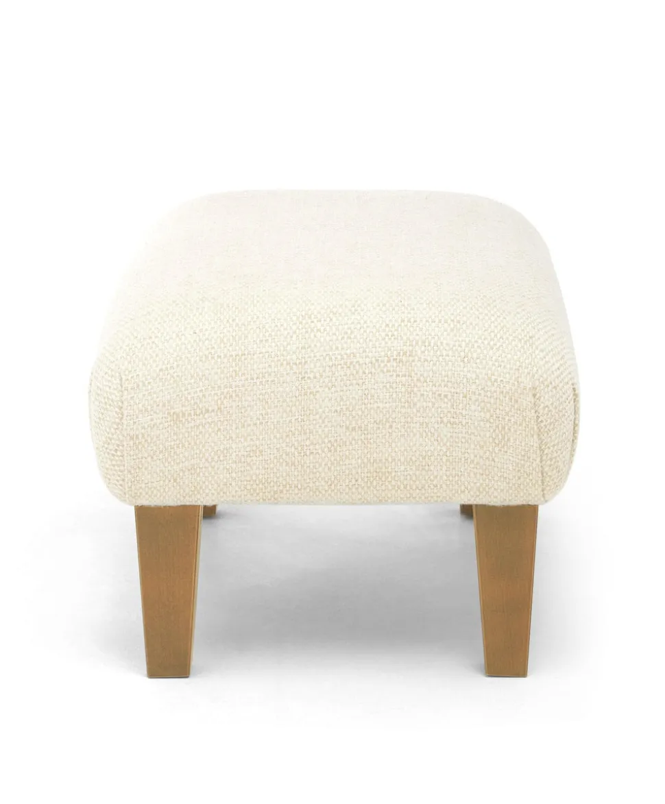 Hilston Nursing Chair & Footsool Set - Sandstone Textured Weave