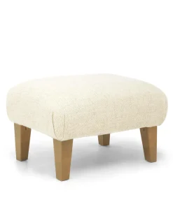 Hilston Nursing Chair & Footsool Set - Sandstone Textured Weave