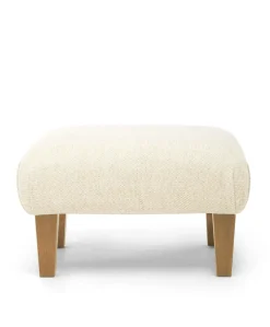 Hilston Nursing Chair & Footsool Set - Sandstone Textured Weave