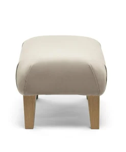 Hilston Nursing Chair & Footsool Set - Stone Velvet
