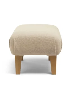 Hilston Nursing Chair & Footsool Set - Oatmeal Boucle